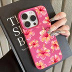 Bright Colorful Flower Case for iPhone 17 16 15 14 13 12 Pro Max Cover