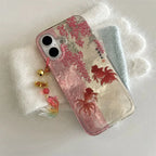 Koi Fish & Flower Case for iPhone 17 16 15 14 13 12 11 Pro Max