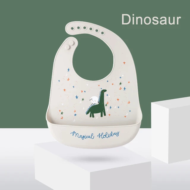 Silicone Baby Bib Waterproof Banana Feeding Bib for Babies