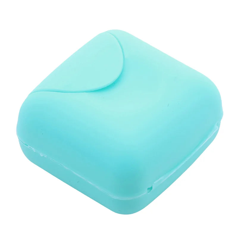 Portable Travel Soap Box – Covered Waterproof Soap Holder for Bathroom & Trips
