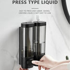 Wall Mounted Soap Dispenser Durable ABS Liquid Soap & Shampoo Container