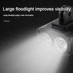 2024 USB Rechargeable Bike Headlight for Night Cycling