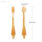 Silicone Baby Toothbrush Set with Tongue Scraper for Infants