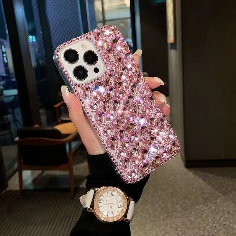 Luxury Bling Glitter Diamond Case for iPhone 17 16 15 14 13 12 Pro Max