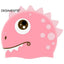 Dinosaur Silicone Swimming Cap Waterproof Long Hair Swim Hat