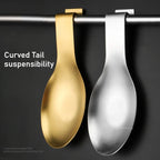 Stainless Steel Fish Spoon Rest Utensil Holder