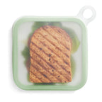 Portable Silicone Sandwich Lunch Box Bento Snack Container with Handle