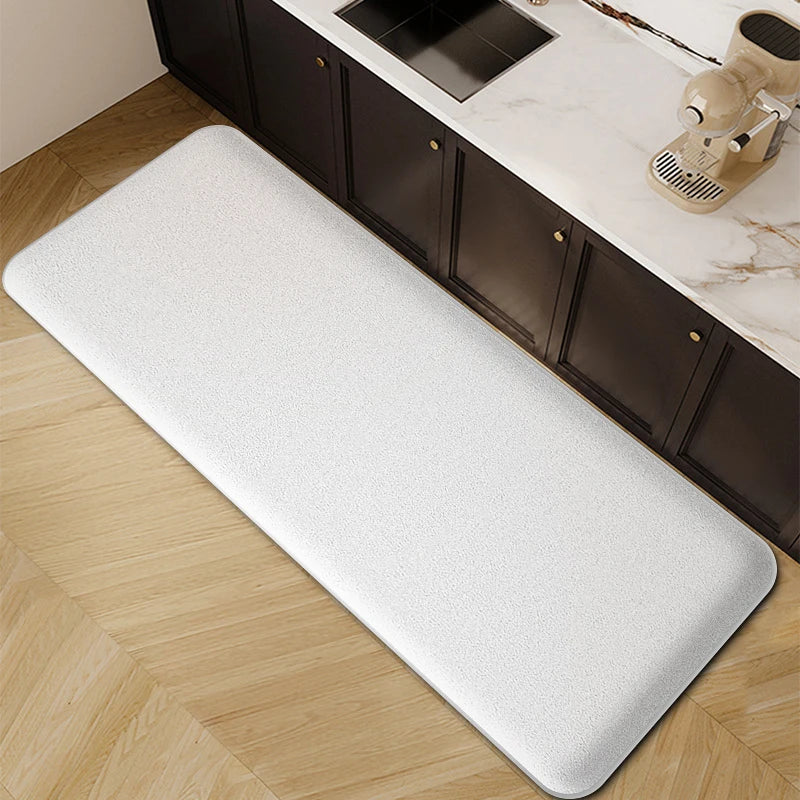 Long Kitchen Floor Mat UK Thick Flannel Non-Slip Door Rug