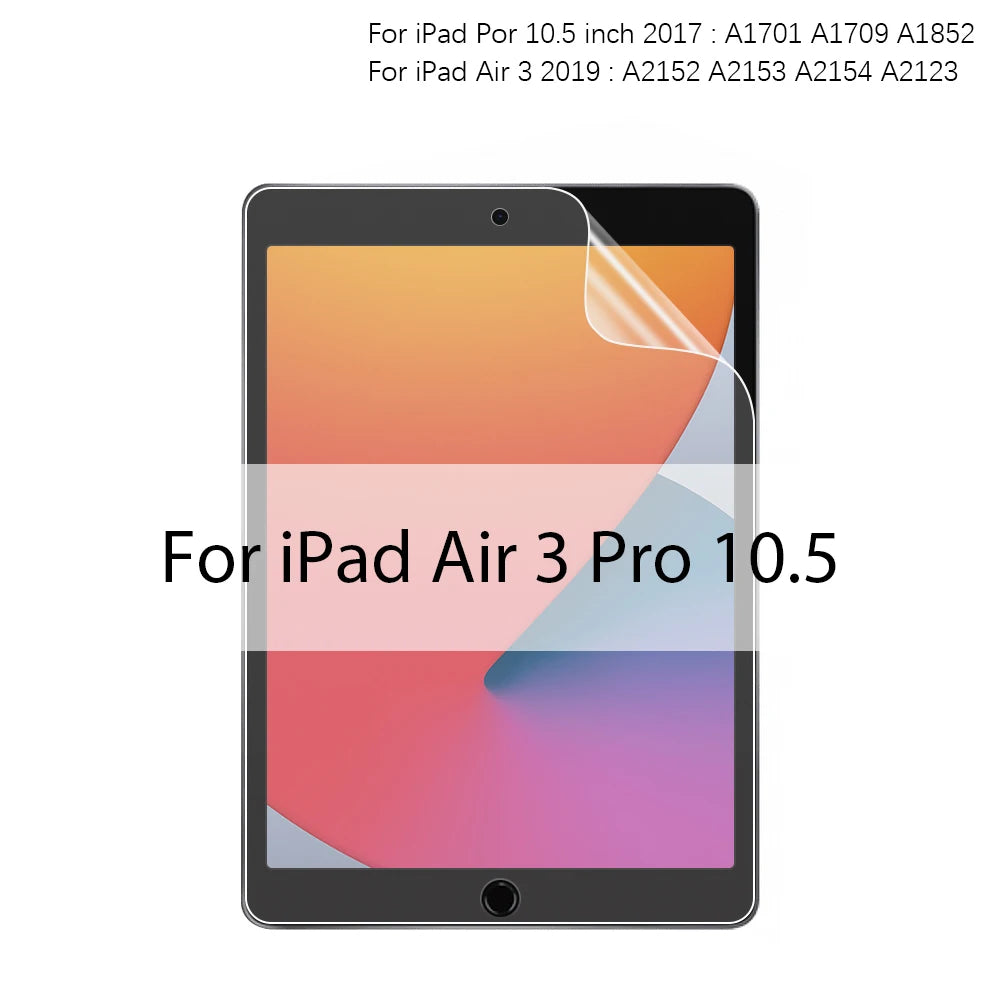 Screen protector for iPad Air 3 Pro 10.5 on a white background