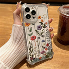 Floral Clear Shockproof Case for Motorola Edge 70 60 Fusion & Moto G