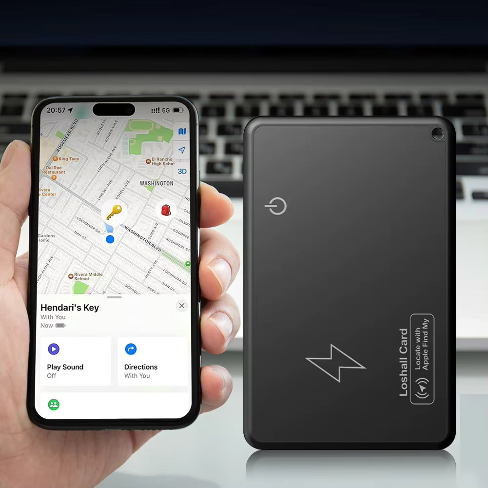 Waterproof GPS Tracker – Works with Apple Find My | Smart Luggage & Key Finder