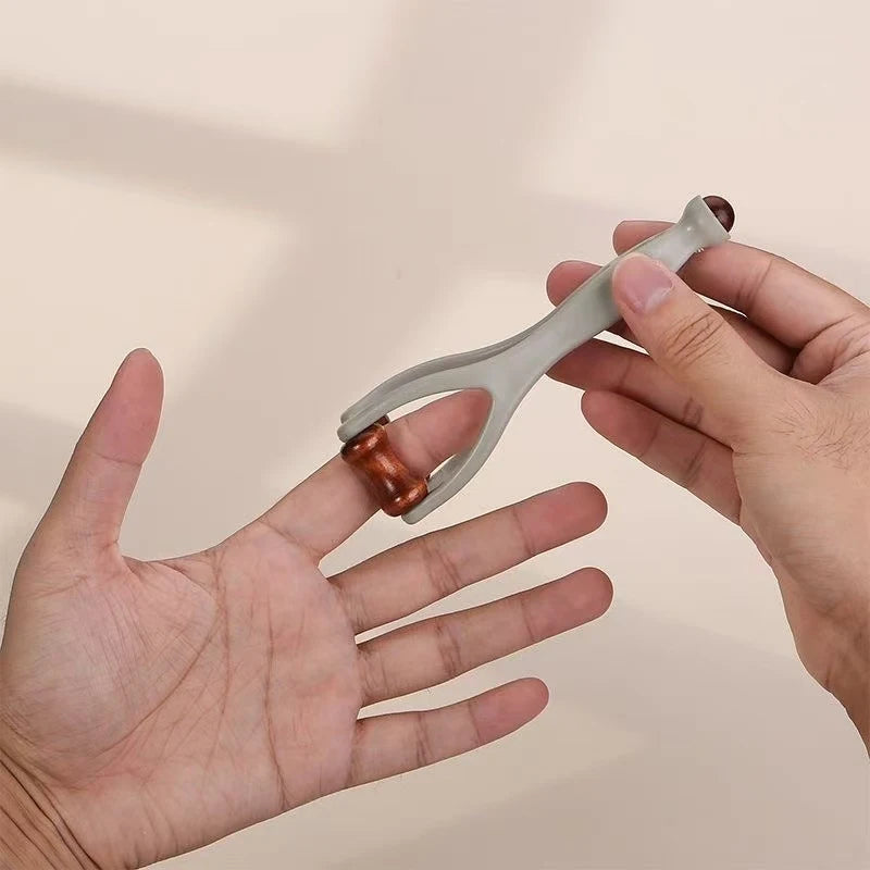 Wooden Finger & Hand Massager UK Hand Massage Roller Tool