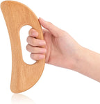 Wooden Gua Sha Scraping Board UK Half-Moon Body Massage Tool