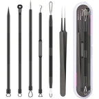 acne needle blackhead remover set with precision tools for extracting blackhead from nose for deep pore cleaning