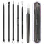 acne needle blackhead remover set with precision tools for extracting blackhead from nose for deep pore cleaning