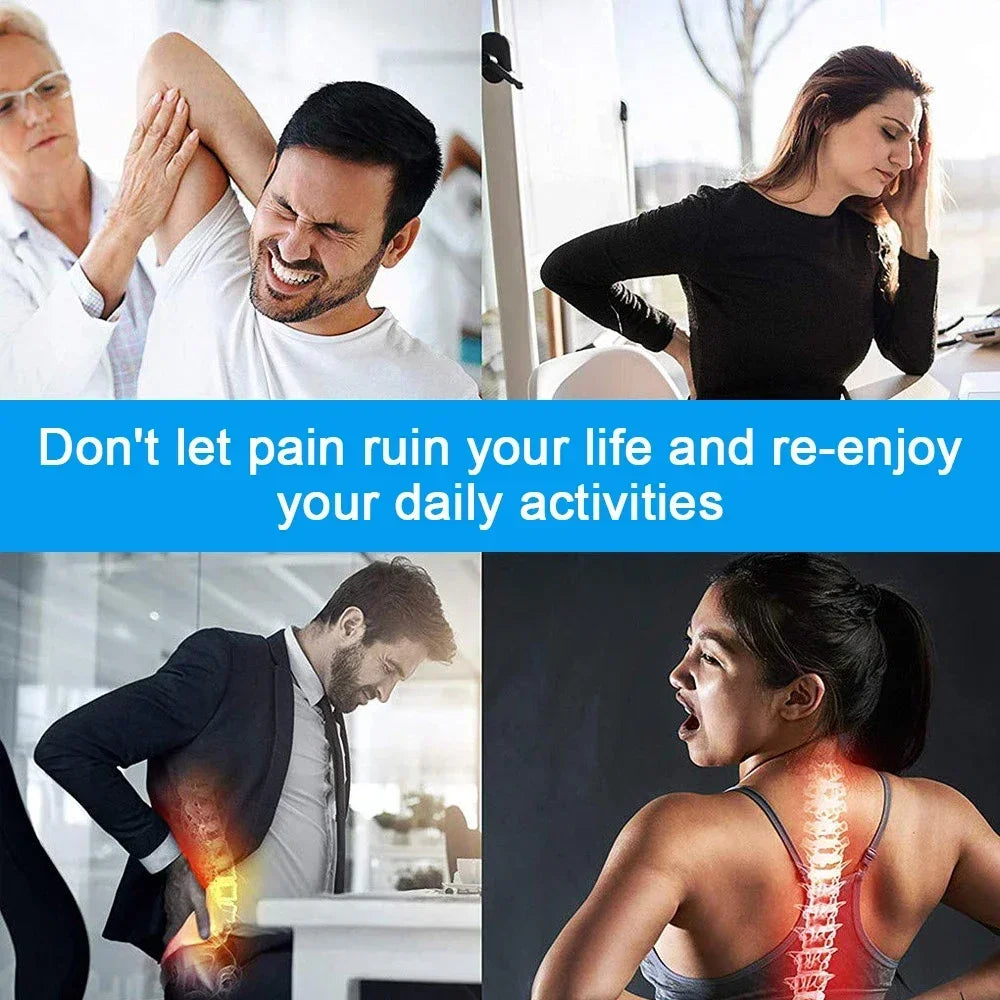 adjustable back posture corrector used during desk work and daily activities for back pain relief