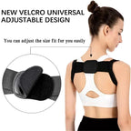 adjustable back posture corrector universal fit design worn by man and woman for posture correction