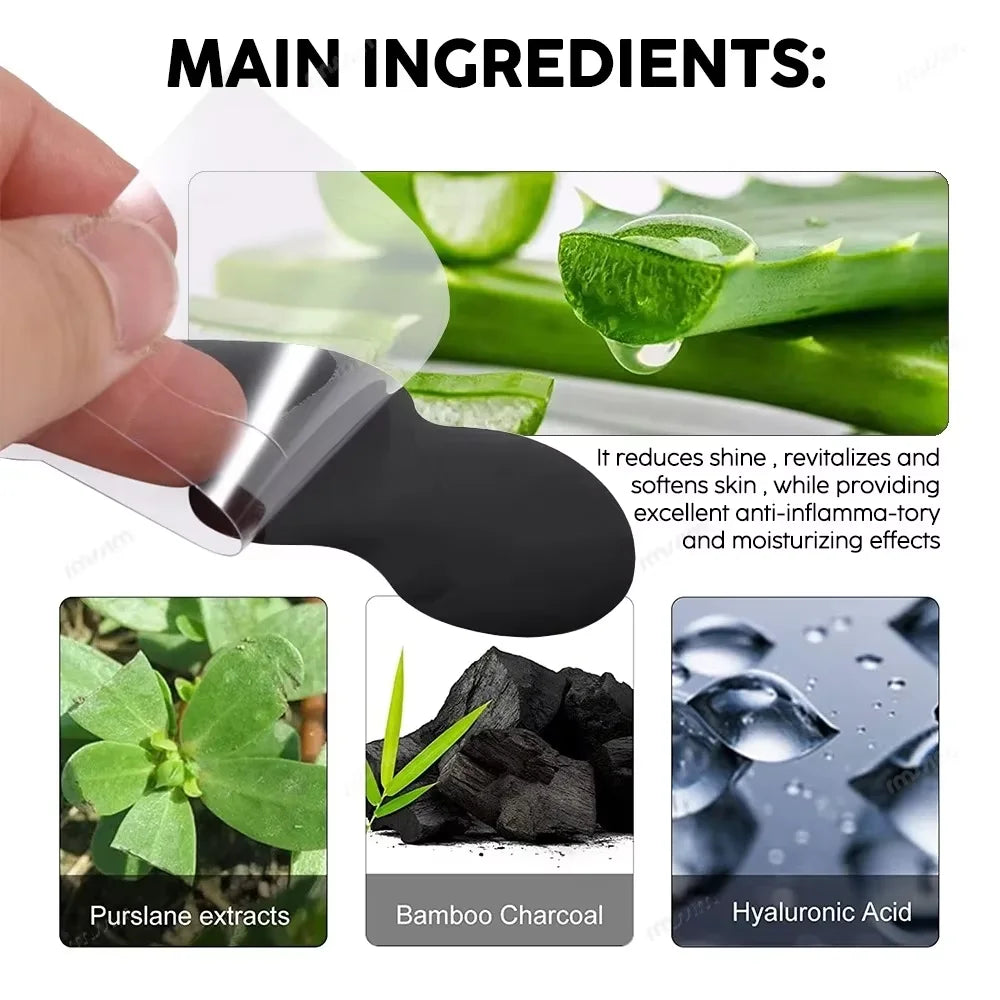 Bamboo Charcoal Blackhead Remover Strip natural bamboo charcoal extract formula for gentle skin detox