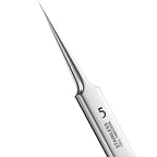 straight needle blackhead clip tweezers for deep pore acne popping and nose blemish removal
