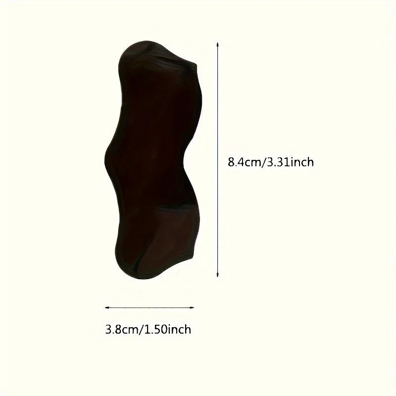 Blackhead Nose Patch single black strip shape closeup for precise nose bridge alignment