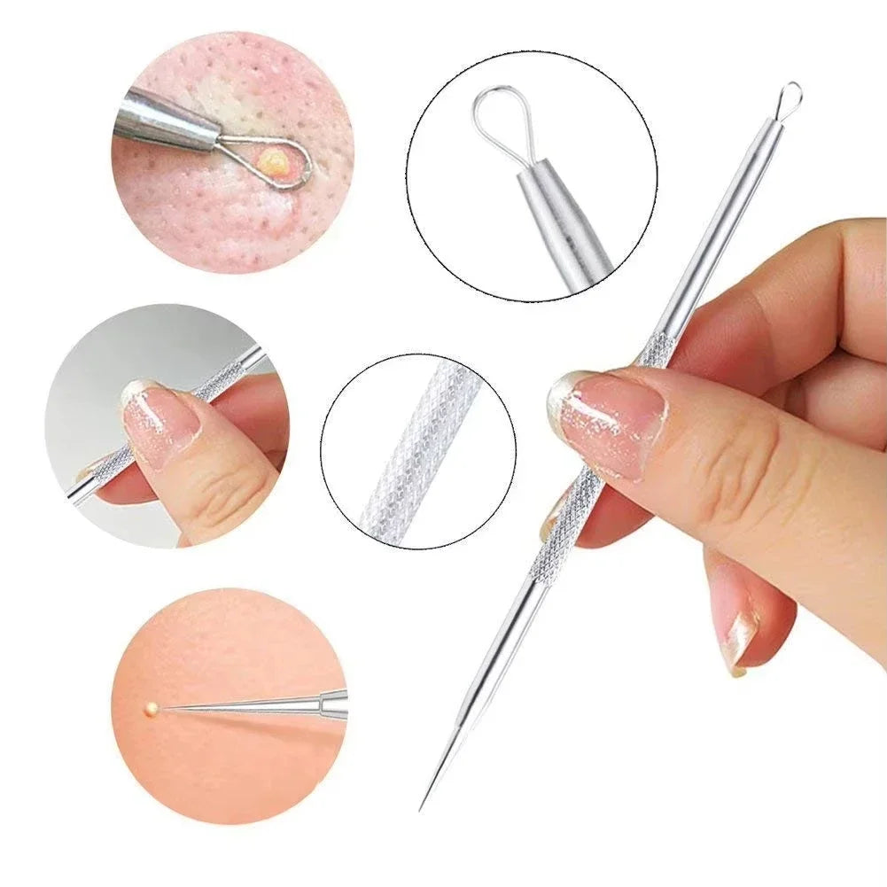 blackhead remover acne needle extracting blackhead from nose for deep pore cleaning acne tool