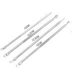 stainless steel blackhead remover acne needle set for hygienic nose pore cleaning and facial blemish removal