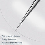 ultra fine needle blackhead remover kit tool extracting stubborn blackhead from nose for clear skin deep pore cleaning