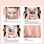 Blackhead Remover Nose Patches step-by-step application instructions for effective blackhead treatment