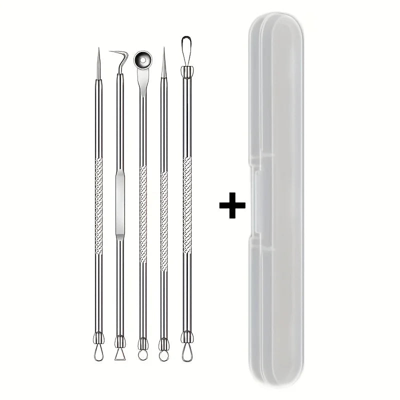 curved blackhead remover tweezers extracting stubborn blackhead from nose for deep pore cleaning skincare tool