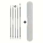 curved blackhead remover tweezers extracting stubborn blackhead from nose for deep pore cleaning skincare tool