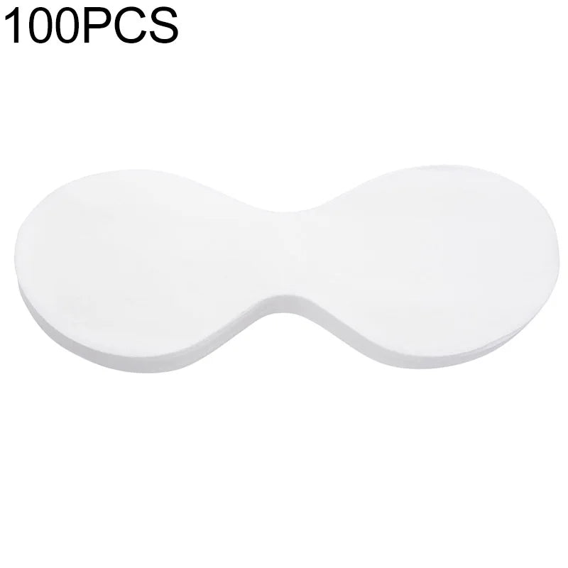 disposable eye mask paper single cotton patch shape for targeted under eye serum absorption