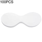 disposable eye mask paper single cotton patch shape for targeted under eye serum absorption