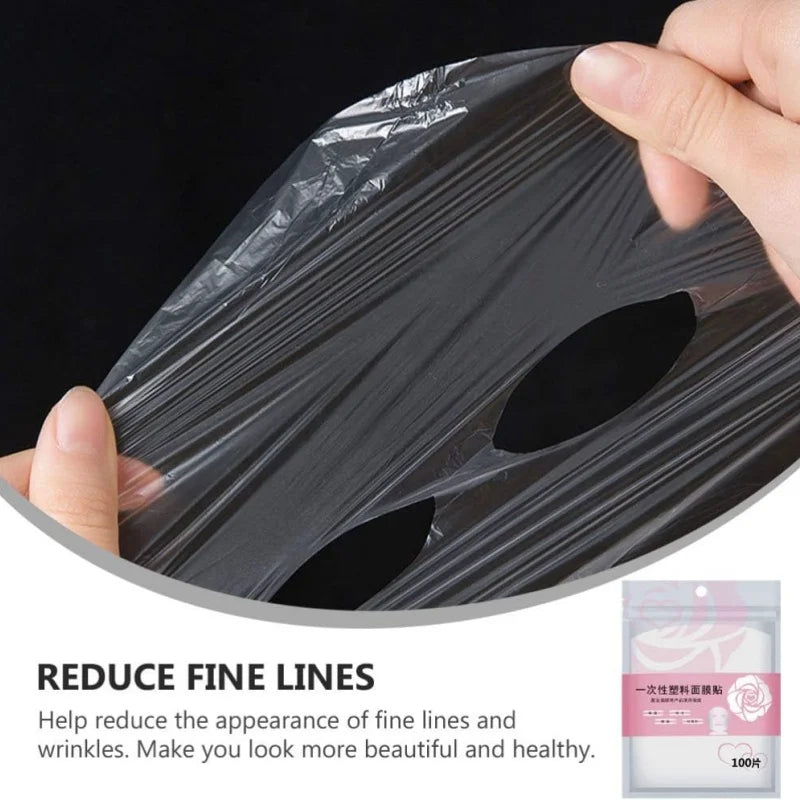 Disposable Face and Neck Mask Film for Deep Serum Absorption Spa Secondary image