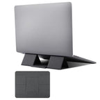 Easy-to-use foldable laptop holder setup for desk work