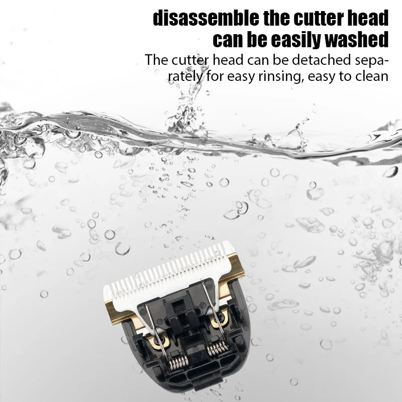 electric hair clipper full grooming kit set with guide combs cleaning brush and charging cable