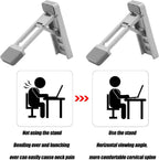 Ergonomic keyboard riser for desk setup improving posture and typing angle