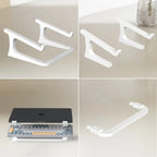 Multiple angle structure and design view of ergonomic laptop stand
