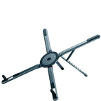 Foldable Magnetic Laptop Stand white background perspective view of durable ABS body to deliver stable device support with heat dissipation