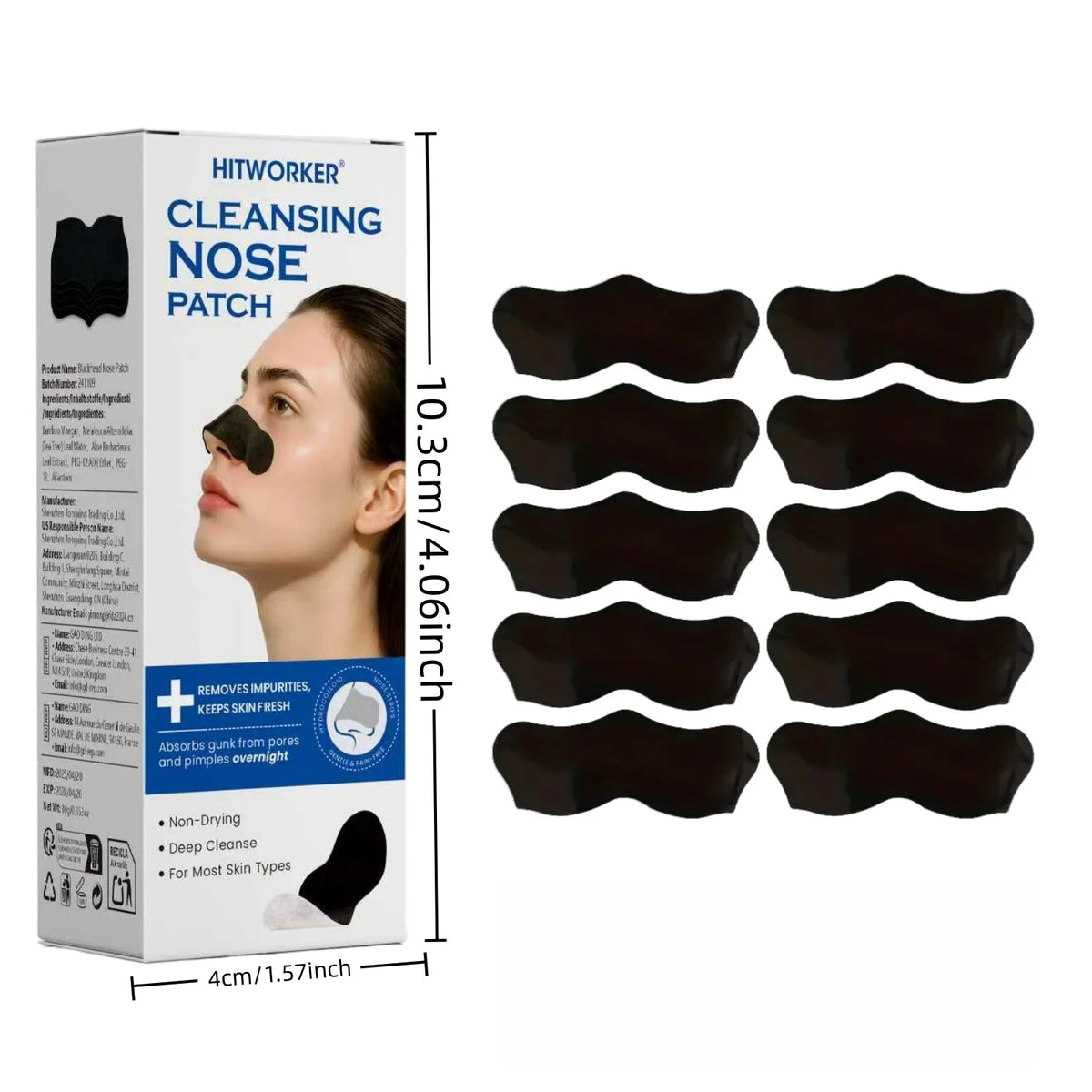 Gentle Nose Care Patches large quantity value pack box for long-term skincare maintenance