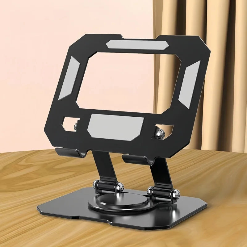 Hollow out heat dissipation design on back panel of metal tablet support bracket