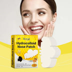 Hydrocolloid Nose Patches smooth fit on female nose for irritation-free blackhead extraction