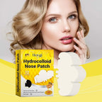 Hydrocolloid Nose Patches product pack with hydrocolloid sheet for gentle oil absorption