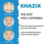 Hydrocolloid Nose Strips application steps infographic showing effective pore clearing for congested skin