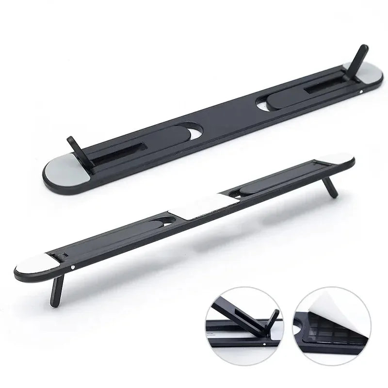 Slim foldable invisible laptop stand bracket pair set