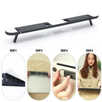 Step-by-step guide on how to stick an invisible laptop stand