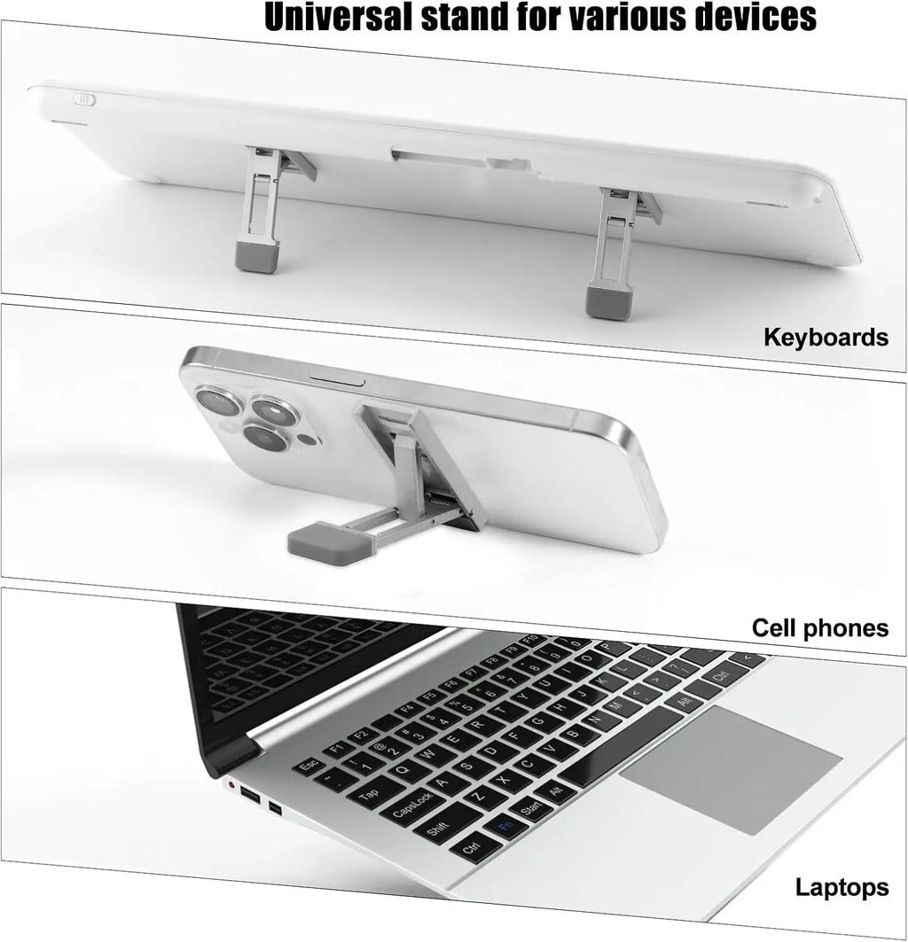 Dimensions and size specification chart of foldable keyboard riser stand