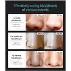 LANBENA Blackhead Remover Black Mask before and after nose comparison for visibly clearer and smoother skin