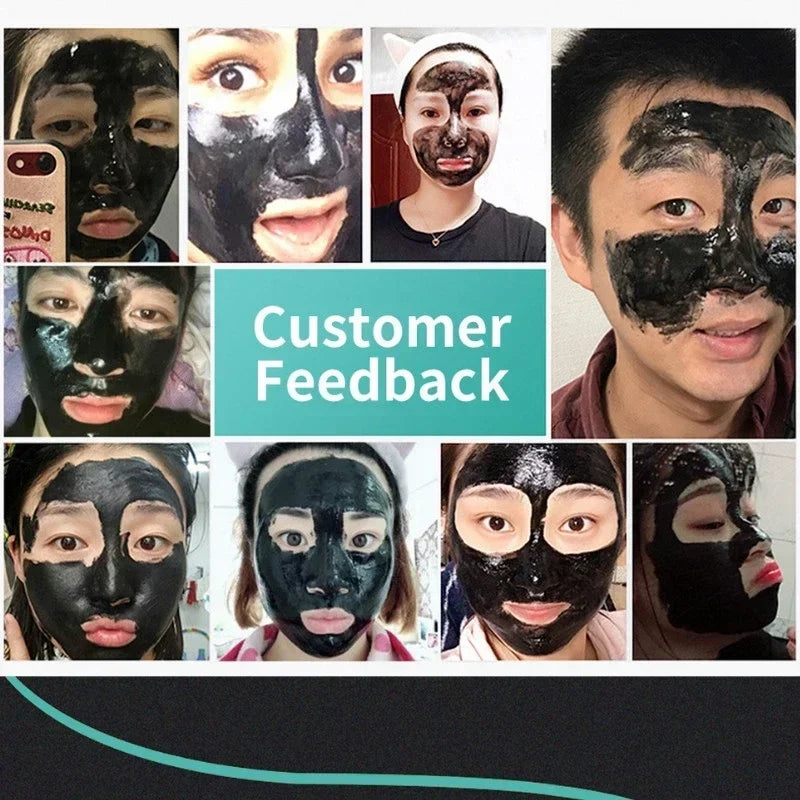 LANBENA Blackhead Remover Black Mask customer feedback results showing deep-cleansing pore extraction performance