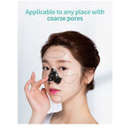 LANBENA Blackhead Remover Black Mask held by female model for smooth and refreshed skin feeling