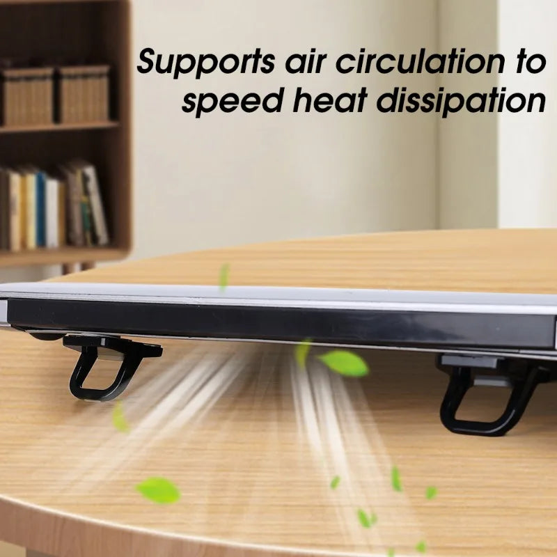 Mini Laptop Stands for Desks – 2pcs Portable,Foldable, Keyboard Risers Secondary image